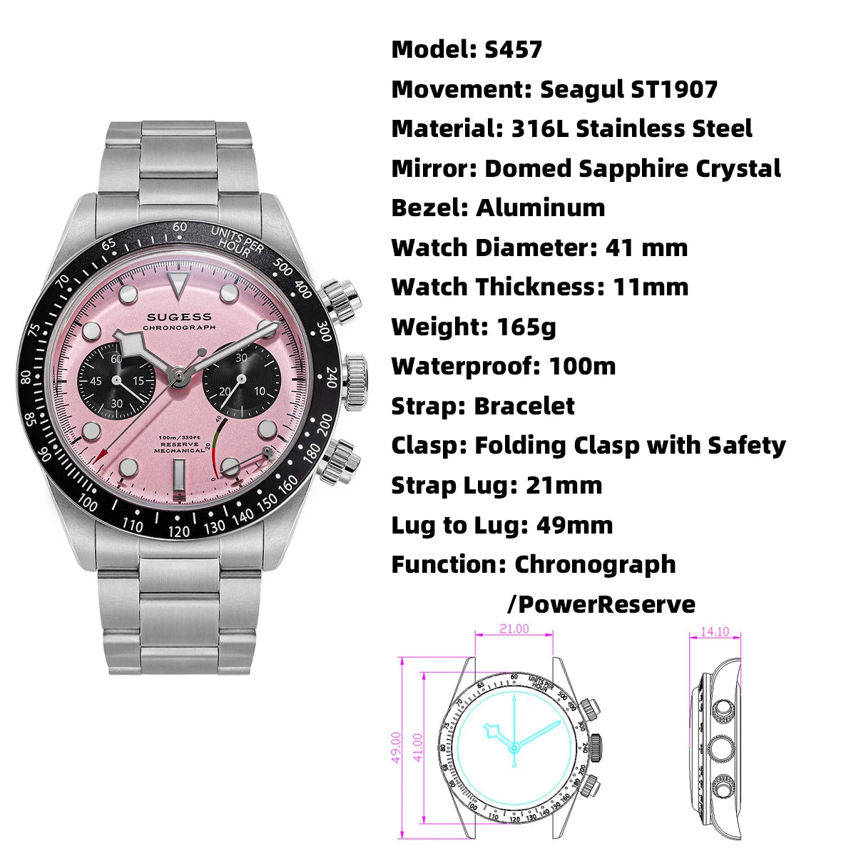 The Dopamine Aviator: Sugess S457 Pilot Chronograph