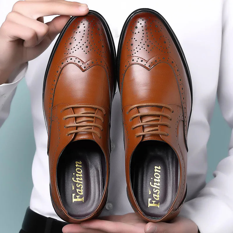 The Heritage Brogue: Handcrafted Executive Oxfords