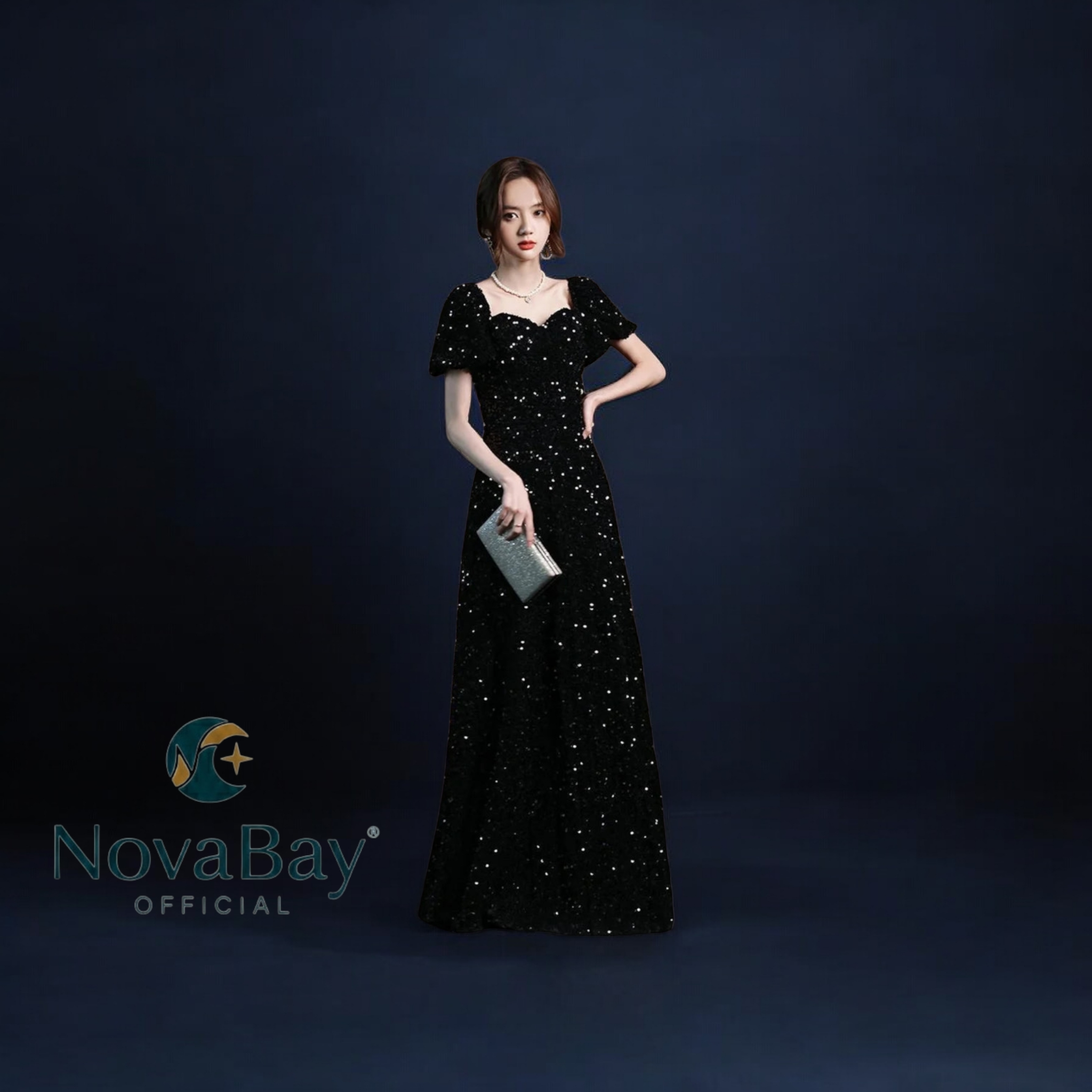 The Sovereign Noir: Elite Socialite Masterpiece